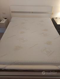 Topper materasso in Memory Foam sfoderabile con el