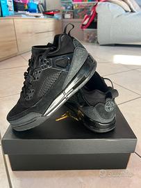 Scarpe NIKE JORDAN SPIZIKE low (GS) nere bambino