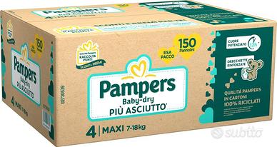 Pannolini Pampers Baby Dry Maxi Taglia 4 150pz