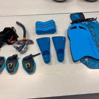 Attrezzatura completa per nuoto trithlon