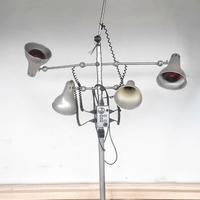 Lampada vintage  per parrucchieri concinque bracci