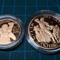 monete oro €20 e €50 commemorative 2009