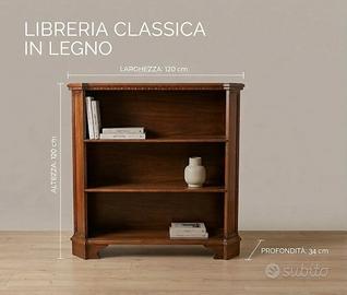 Libreria in legno 120x120cm