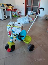 Triciclo Smoby be move  con asta