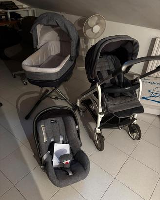 Trilogy Inglesina  passeggino navicella trio