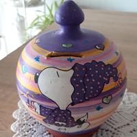 Salvadanaio Snoopy dipinto