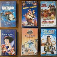 n.6 video cassette VHS di CARTONI ANIMATI ITA-SPA