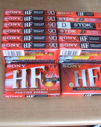 14 audiocassette stereo 4, minuti 60-90,sigillate