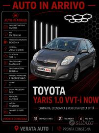 Toyota Yaris 1.0 5 porte Now