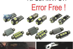 KIT 15 LAMPADE LED INTERNE PER VOLKSWAGEN VW GOLF 