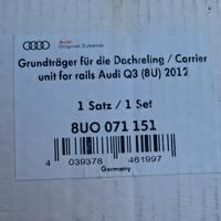 Barre porta tutto AUDI Q3 orginali