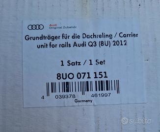 Barre porta tutto AUDI Q3 orginali