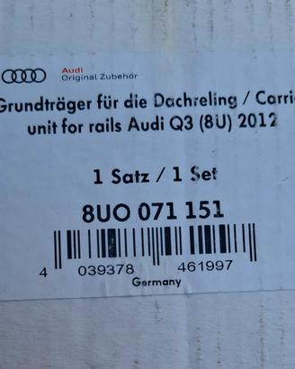 Barre porta tutto AUDI Q3 orginali
