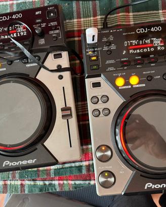 Coppia lettori Pioneer CDJ-400
