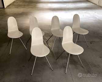 sedie Tongue di Arne Jacobsen by Fritz Hansen