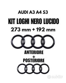 Kit stemmi AUDI A3 2007-2020 anteriore + posterior