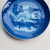 Piatto Natale Porcellana Royal Copenhagen 1997