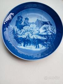 Piatto Natale Porcellana Royal Copenhagen 1997