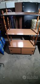 mobiletto a ripiani vintage