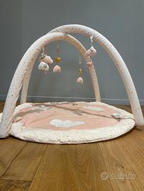 Tappeto da gioco con archi in cotone rosa