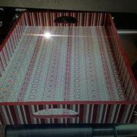 Vassoio SIA scatole vintage bicchieri birra