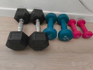 Pesi Manubri palestra