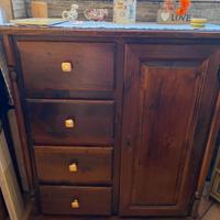 Credenza arte povera noce