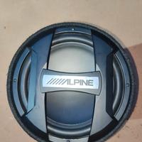 Subwoofer Alpine 1000 watt