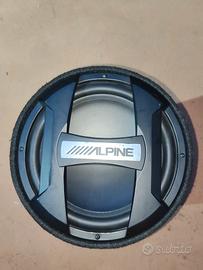 Subwoofer Alpine 1000 watt