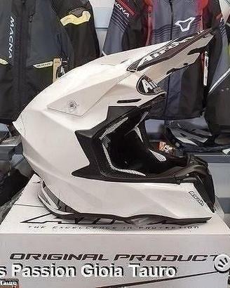 Casco Cross AIROH Twist 2.0 Color White Gloss XL