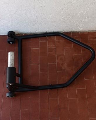 cavalletto moto monobraccio