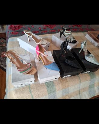 Scarpe donna n.39 euro 10 al paio mai usate