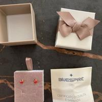 Orecchini coccinella bambina Blue Spirit