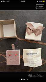 Orecchini coccinella bambina Blue Spirit