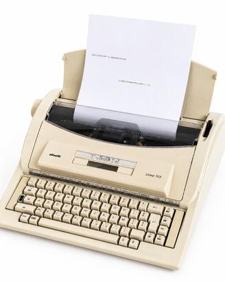 Olivetti Linea 103 elettrica vintage