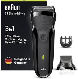 Braun Series 3 RASOIO ELETTRICO BARBA Shave&Style