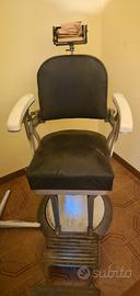 poltrona barbiere vintage