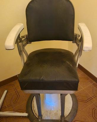poltrona barbiere vintage