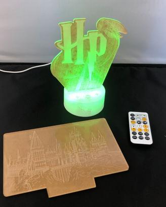 Lampada LED 3D Harry Potter