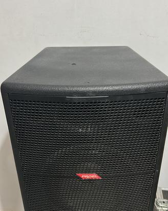 Casse passive proel  v 10 cono 10 pollici
