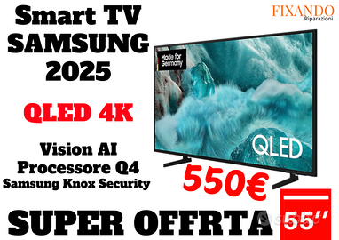 Smart TV Samsung 2025 55'' Qled 4K