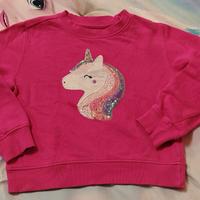 maglioncino unicorno rosa