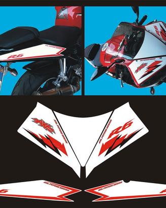 Adesivi Yamaha R6 2003/05 (kit tabelle)