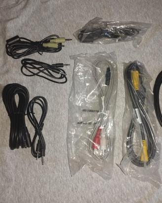 Lotto cavi audio video RCA e jack 3,5 mm