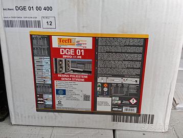 Resina poliestere bicomponente senza stirene