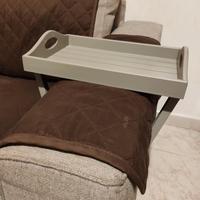 Vassoio da divano pieghevole in legno