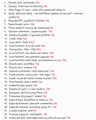 33 giri vari con prezzi in foto