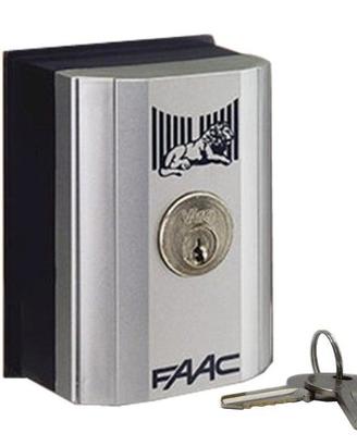 Selettore a chiave Faac T10E da parete NUOVO