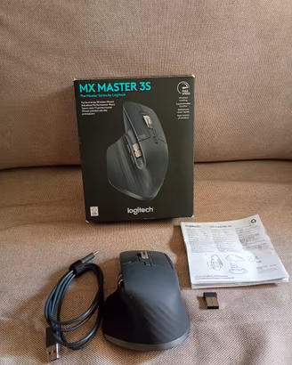 Logitech MX Master 3S Wireless Graphite completo