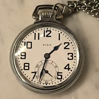 Pocket watch ELGIN B.W. RAYMOND 1928 - Railroad 